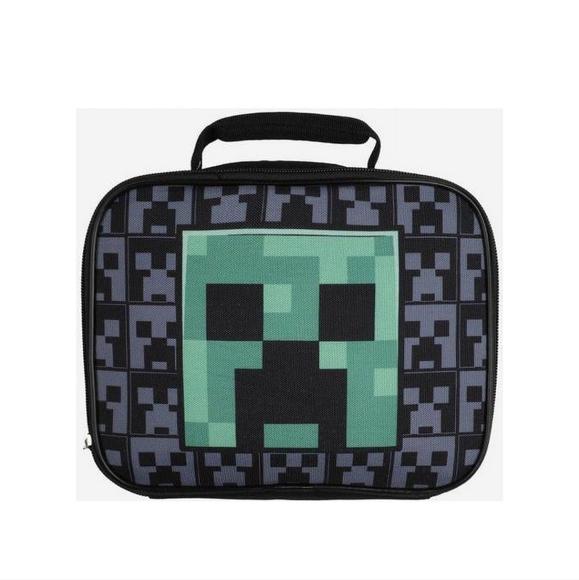 Minecraft Backpack, Lunchbox, Pencil Case & Clip. NWOT No keychain - Picture 4 of 9